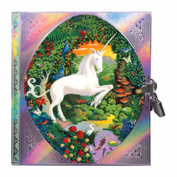 eeBoo Unicorn Diary, Image, Multicolour, 176 sheets, Hardcover, Girl
