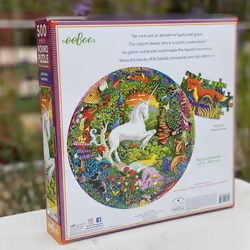 eeBoo Unicorn Garden Jigsaw puzzle 500 pc(s) Zoo