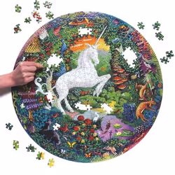 eeBoo Unicorn Garden Jigsaw puzzle 500 pc(s) Zoo