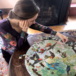 eeBoo Hummingbirds Shape puzzle 500 pc(s) Animals - Additional view 4