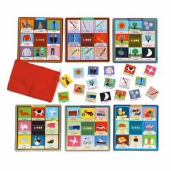 eeBoo Spanish Bingo Board game Learning