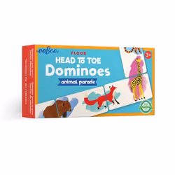eeBoo Head to Toe Dominoes, Children, Boy/Girl, Аnimals, 3 yr(s), Not for children under 36 months, 216 mm