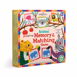 eeBoo Pre-School Animal Memory & Matching Game, Board game, Memory, 3 yr(s), Family game