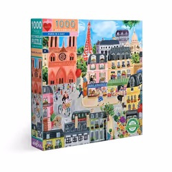 eeBoo Paris in a Day, 1000 pc(s), Art