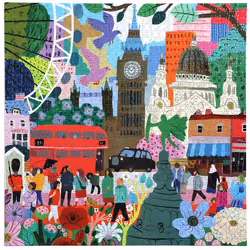 eeBoo London Life Block puzzle 1000 pc(s) Art