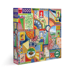 eeBoo: Piece and Love UFO Victorian Ladies 1000 Piece Adult Square Jig