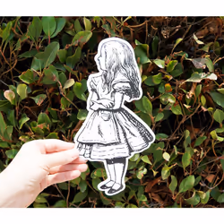 Vintage Alice in Wonderland Decoration Cutouts by Red Fox Tail