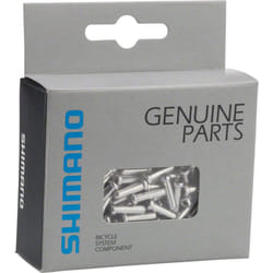 Shimano Derailleur Cable End Cap X100 Silver  1.2-mm