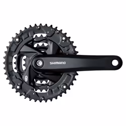Shimano Altus FC-M371 Crankset - 170mm 9-Speed 48/36/26t Riveted S