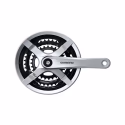 Shimano Tourney FC-TY501 Crankset - 170mm 6/7/8-Speed 42/34/24t Riv