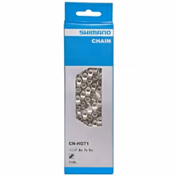 HG71 8/7/6-Speed Bicycle Chain W/SM-UG51 Quick Link - CN-HG71-I - ECNHG71T116Q