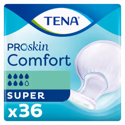 TENA Proskin Comfort Super - Pack of 36 - Incontinence Pads