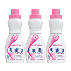 Woolite Delicates Hypoallergenic Liquid Laundry Detergent  16 fl oz Bottle  Hand & Machine Wash Pack of 3