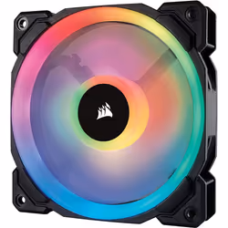 Corsair Â CO-9050071-WW LL120 120 mm Dual Light Loop RGB LED PWM Fan - Black