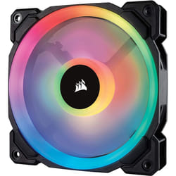 Corsair Â CO-9050071-WW LL120 120 mm Dual Light Loop RGB LED PWM Fan - Black