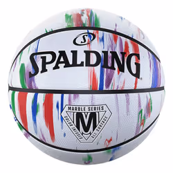 Spalding Marble Series Multi-Color Outdoor Basketball 29.5""