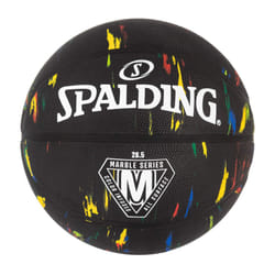 Spalding Marble Series Black Multi-Color Outdoor Basketball 28.5""