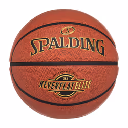 Spalding NeverFlat Elite Indoor-Outdorr Basketball 28.5""