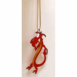 Disney Mulan Dragon Mushu 1.5" PVC Figure Figurine Christmas Tree
