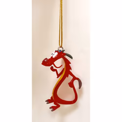 Disney Mulan Dragon Mushu 1.5" PVC Figure Figurine Christmas Tree