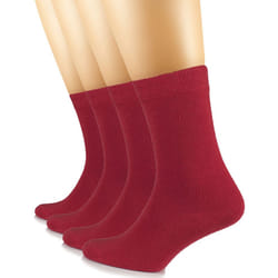 Hugh Ugoli Womens cotton crew Socks  Plain color  Regular Fit  Soft ca