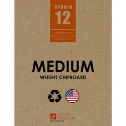 Studio 12 Chipboard Sheets. Medium Weight. Natural Kraft Brown. Great for Model Building  Scrap Booking  Creative Projects and Protecting Valuable Pho