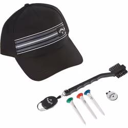 Callaway Golf Hat Gift Set Stripe Mesh Black