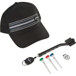 Callaway Golf Hat Gift Set Stripe Mesh Black