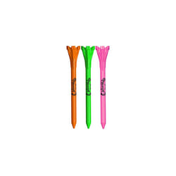 Performance 2.75 Plastic Golf Tees, Neon Mix, 30 Pack