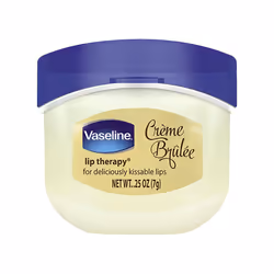 Vaseline Lip Therapy Lip Balm Mini, Creme Brulee, 0.25 oz