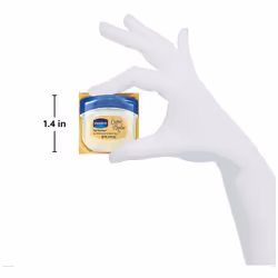 Vaseline Lip Therapy Lip Balm Mini, Creme Brulee, 0.25 oz