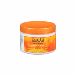 Cantu Natural Hair Coconut Curling Cream 12 Ounce Jar (2 Pack)