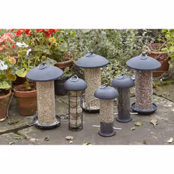 Gardman Black Steel Seed Feeder Bird, Green, 17.5 x 18 x 3.5 cm