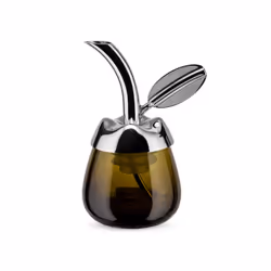 Alessi "Fior d'olio" Pourer For Olive Oil Bottle in 18/10 Stainless Steel Mirror Polished And Thermoplastic Resin With Taster ...