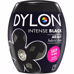 Dylon Washing Machine Fabric Dye Pod For Clothes Soft Furnishings Intense Black