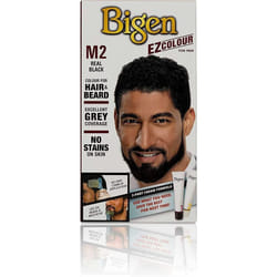 Bigen EZ Colour For Men Colour, For Hair and Beard, M2 Real Black