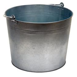 Vestil BKT-GAL-500 Galvanized Steel Bucket  10-3/4"" Depth  5 gallon