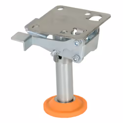 Vestil FL-LKL-5 Floor Lock Steel/Poly 5-1/2"""" to 6-1/4"""" Silver