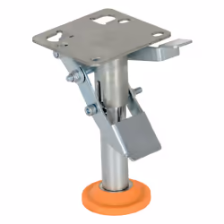 Vestil FL-LKL-5 Floor Lock  Steel/Poly  5-1/2"""" to 6-1/4""""  Silver