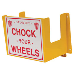 Vestil WC-H-R Steel Wheel Chock Holder 6 Mounting Holes 40 Lb. Capacit