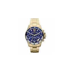 Michael Kors Everest Chronograph Navy Blue Dial Gold-tone Ladies Watch MK5754