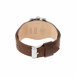 Fossil Men's Coachman Quartz Stainless Steel and Leather Chronograph W