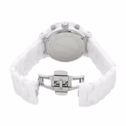 Michael Kors Runway Ladies White Ceramic Bracelet Chronograph Round Watch MK5188