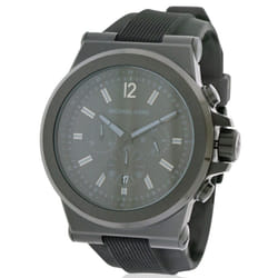 Michael Kors Mens Black Silicone Watch MK8152