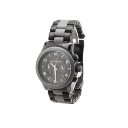 Michael Kors Mens Watch With Date Colour Black Grey  MK8201