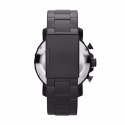 Fossil Men 's Nate Quartz Stainless Steel Chronograph Watch  Color: Black (Model: JR1401)