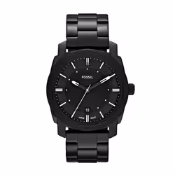 Fossil Men's Machine Quartz Stainless Steel Three-Hand Watch Color: Black (Model: FS4775)