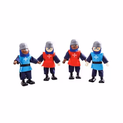 Bigjigs Toys Medieval Knights, Nest doll, 3 yr(s), Multicolour
