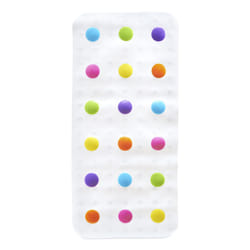 MunchkinA DotsA Bath Mat for Kids  Multicolored  305x1425 Inch