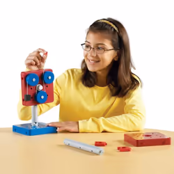 Learning Resources Simple Machines  STEM  Early Engineering Toy Set of 5